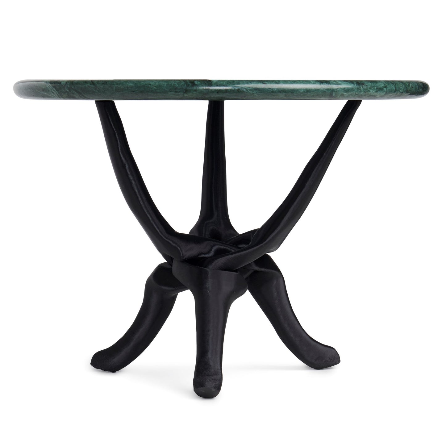 Black Stand with Green Natural Marble Top
