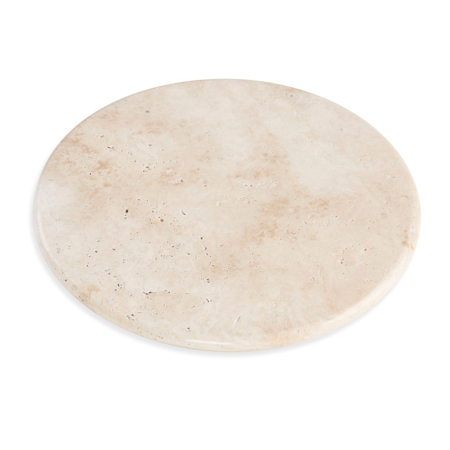 Campagne Gold Stand with Beige Travertine Natural Top