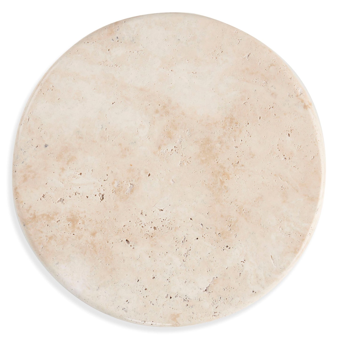 Campagne Gold Stand with Beige Travertine Natural Top