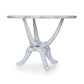 Grey Marble Stand with Off-White Natural Marble Top