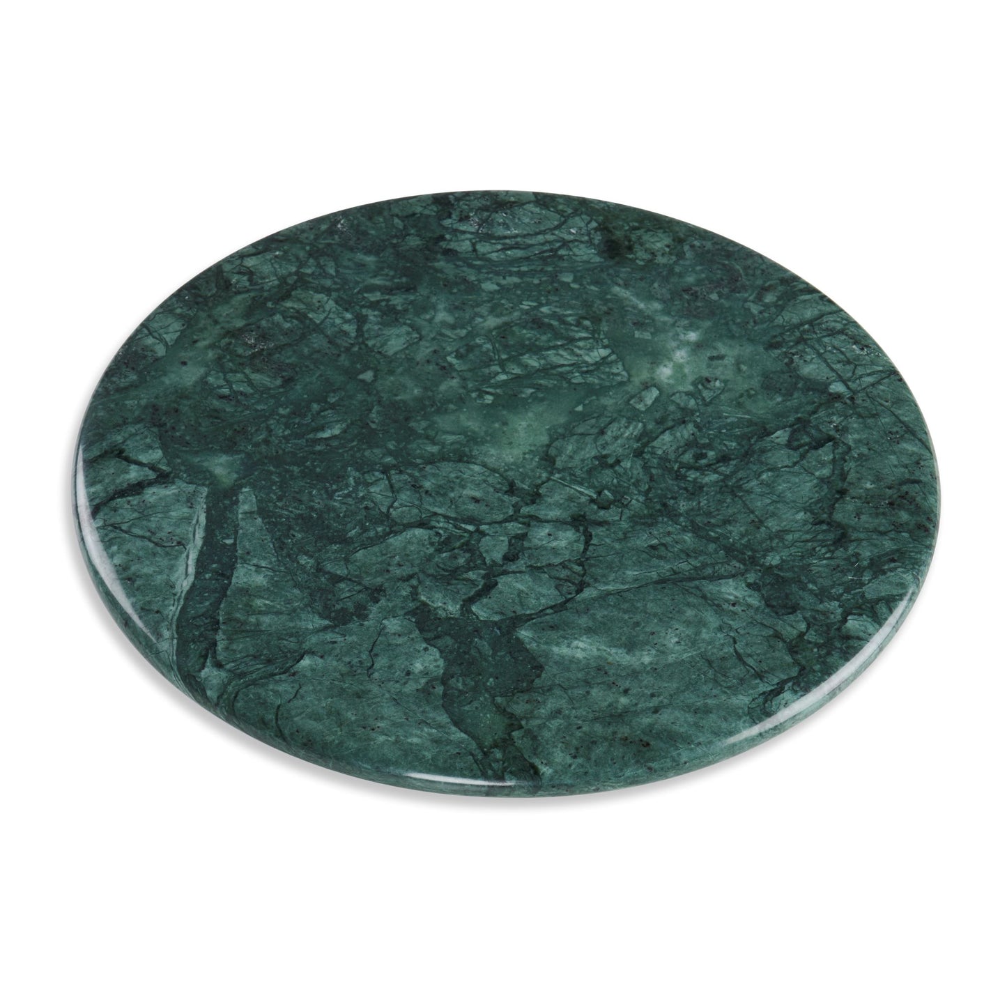 Black Stand with Green Natural Marble Top