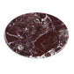 Black Stand with Red Natural Marble Top